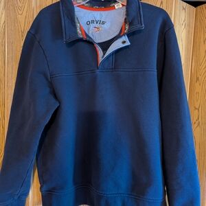 Men's Orvis 1/4 Zip Pullover Size Large EUC